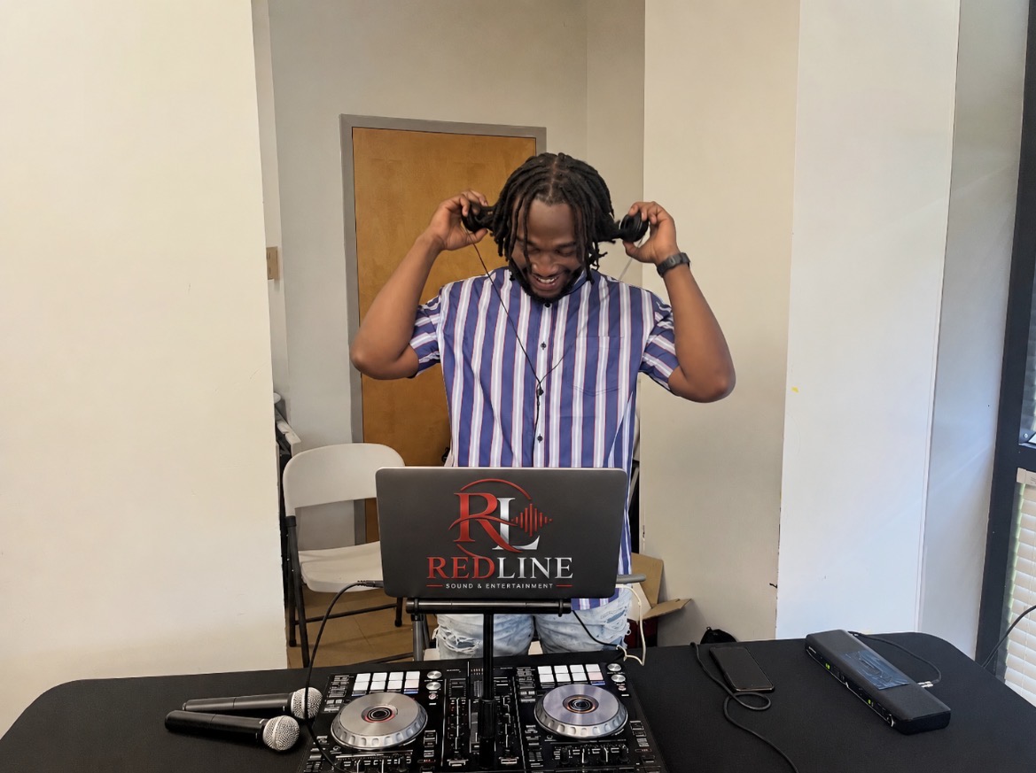 Redline Sounds DJ performing at an event
